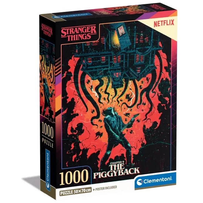 Stranger Things – The Piggyback 1000 db-os puzzle poszterrel – Clementoni