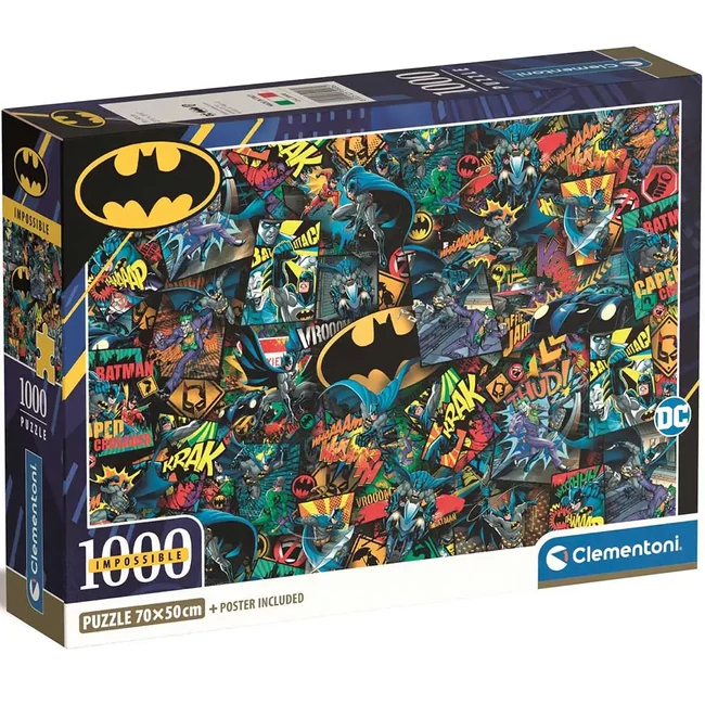 Batman 1000 db-os lehetetlen puzzle 70×50 cm – Clementoni