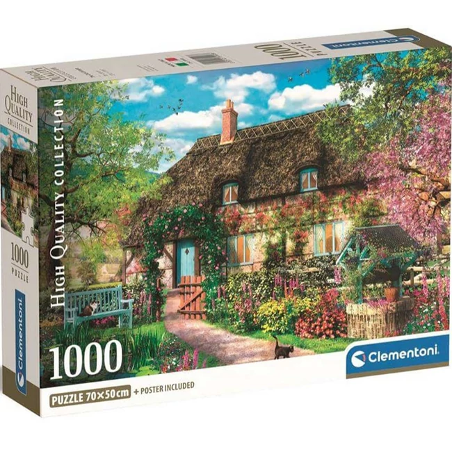 A régi házikó HQC 1000 db-os Compact puzzle – Clementoni