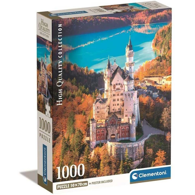Neuschwastein kastély HQC 1000 db-os Compact puzzle – Clementoni