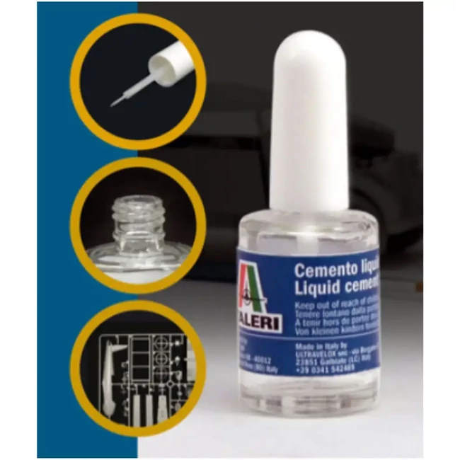 Italeri ecsetes makett ragasztó 15ml – vékony ecsettel