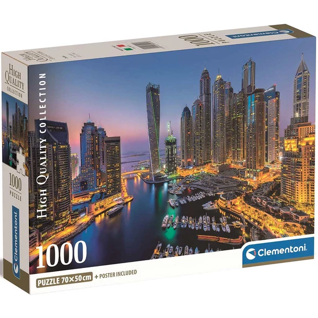 Dubai HQC 1000 db-os Compact puzzle 70×50 cm – Clementoni
