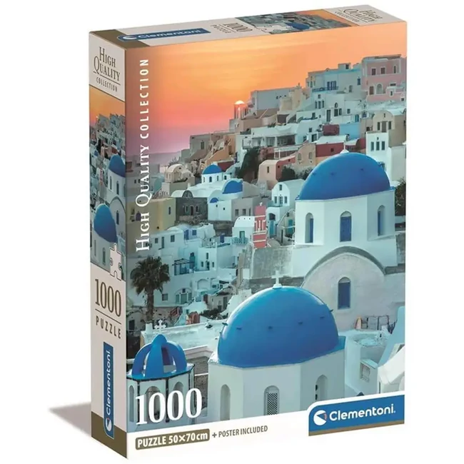 High Quality Collection – Santorini 1000 db-os puzzle – Clementoni