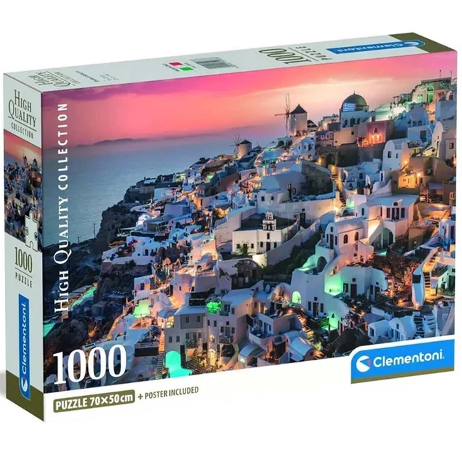 Csodás Santorini HQC 1000 db-os puzzle – Clementoni