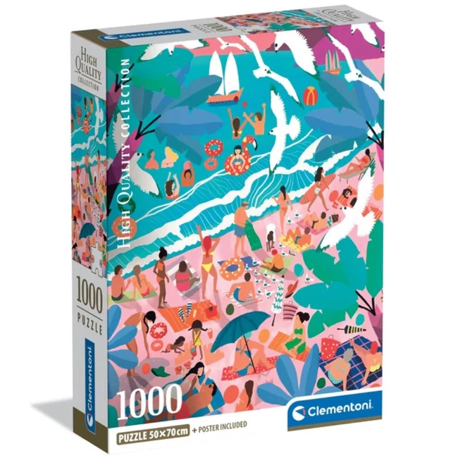 Vasárnap a strandon HQC 1000 db-os puzzle – Clementoni
