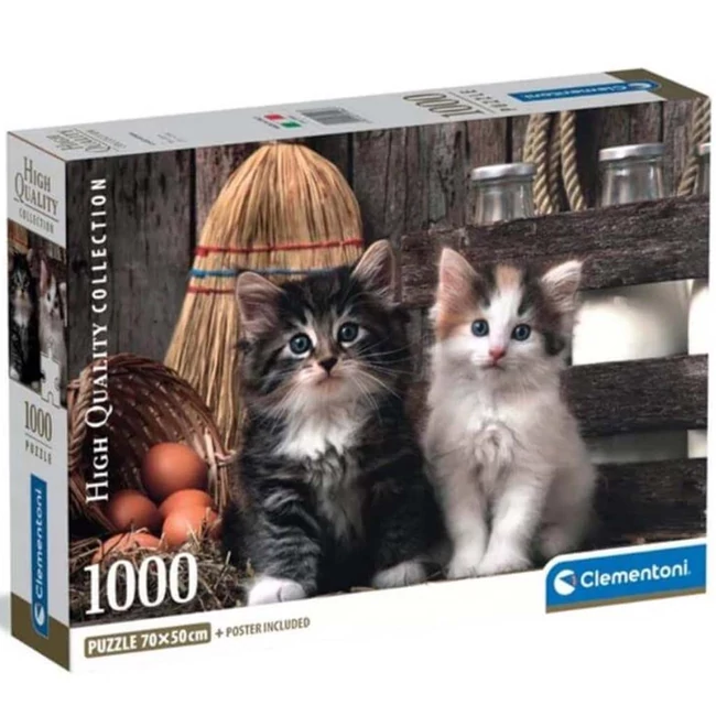 Bájos kiscicák HQC 1000 db-os puzzle – Clementoni