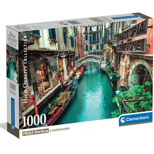 Velencei csatorna HQC 1000 db-os puzzle – Clementoni