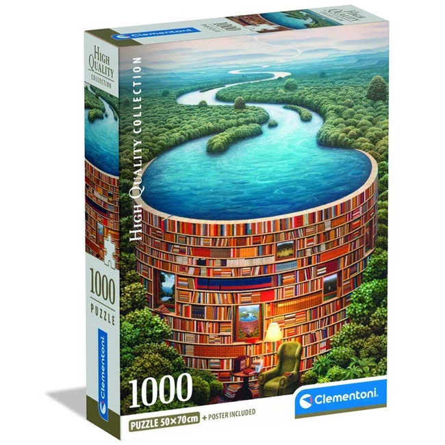 Bibliodame HQC 1000 darabos puzzle – Clementoni