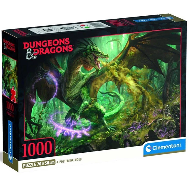 Dungeons &amp; Dragons 1000 darabos puzzle – Clementoni