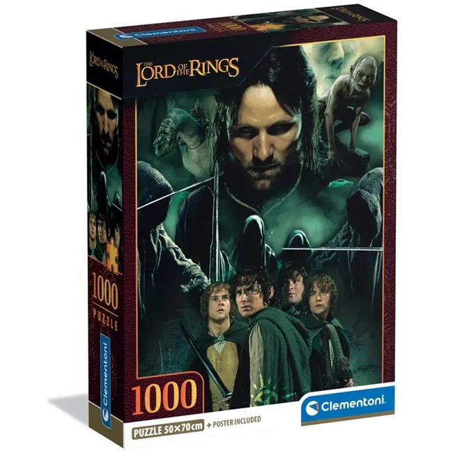 A Gyűrűk Ura: Aragorn útja 1000 db-os puzzle – Clementoni