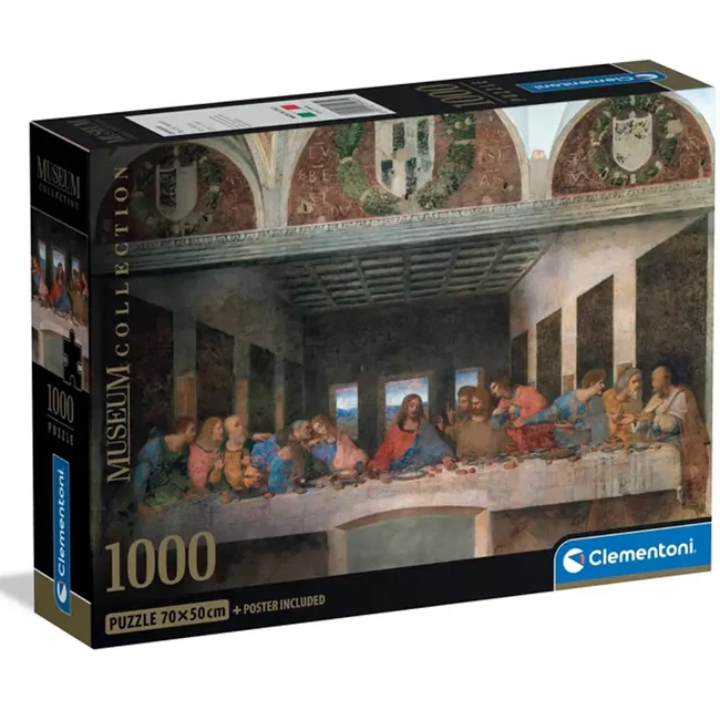 Museum Collection: Leonardo da Vinci – Az utolsó vacsora 1000 db-os puzzle – Clementoni