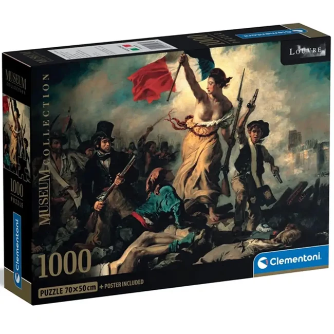 Museum Collection: Eugène Delacroix – A szabadság vezeti a népet 1000 db-os puzzle – Clementoni
