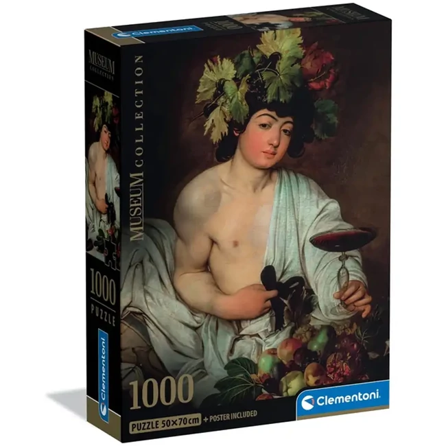 Museum Collection: Caravaggio – Bacchus 1000 db-os puzzle poszterrel – Clementoni