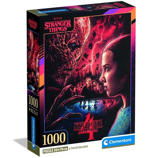 Netflix: Stranger Things 4 1000 darabos puzzle – Clementoni