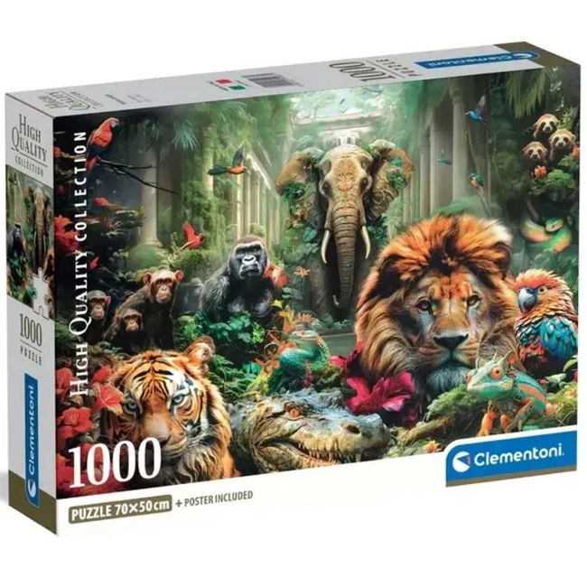 Misztikus dzsungel 1000 db-os HQC puzzle poszterrel – Clementoni
