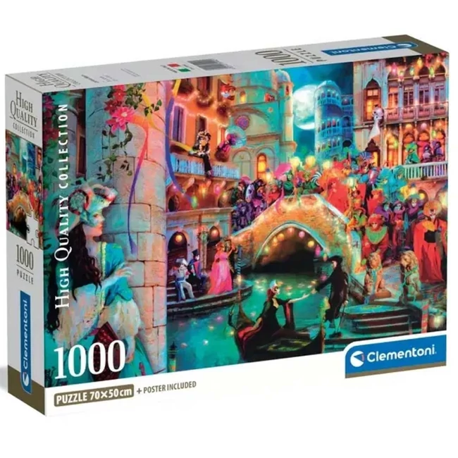 Karnevál a város utcáin 1000 db-os HQC puzzle poszterrel – Clementoni
