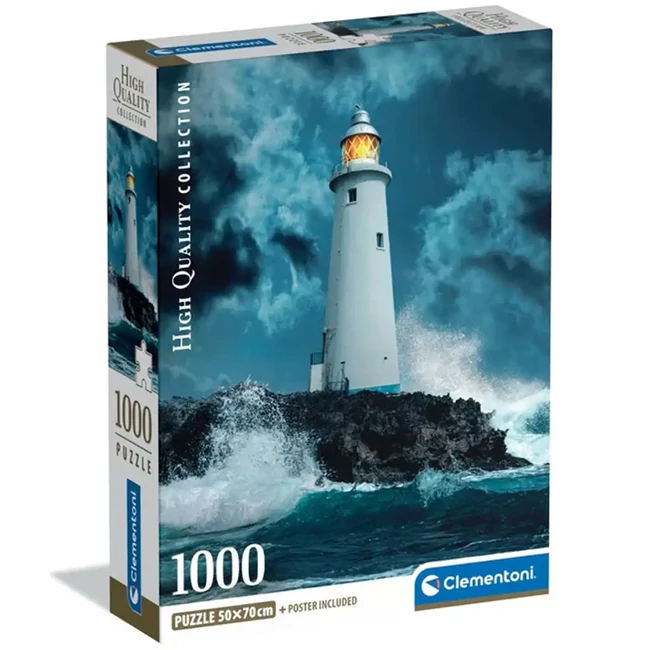 Világítótorony a viharban 1000 db-os HQC puzzle – Clementoni