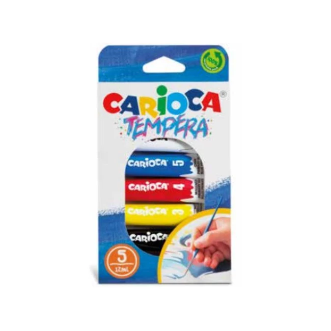 Tubusos tempera készlet 5×12ml – Carioca