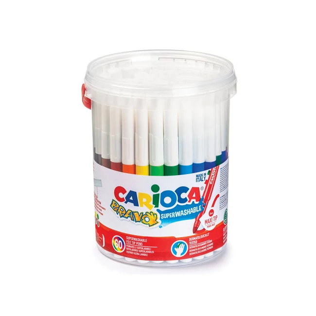 Bravo lemosható filctoll szett 60 db-os – Carioca