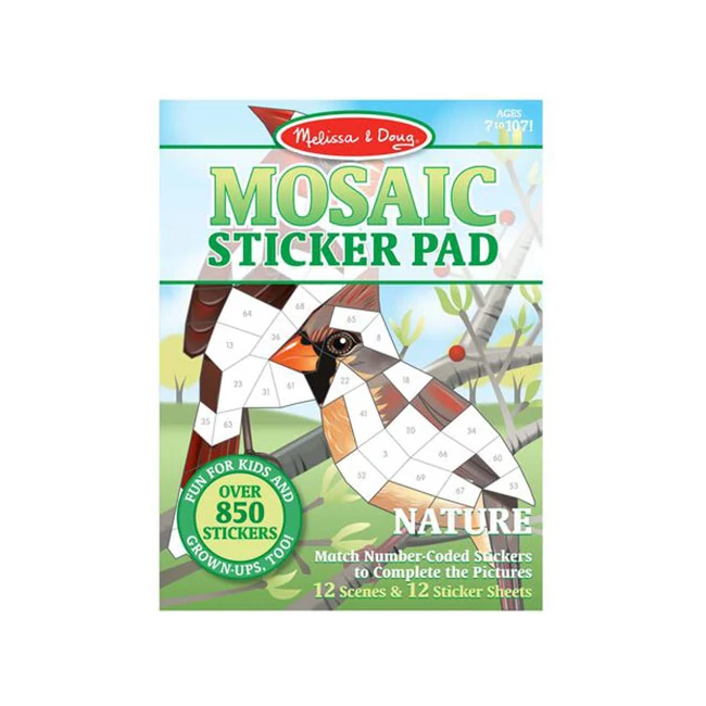 Melissa &amp; Doug: Természet mozaik matrica füzet