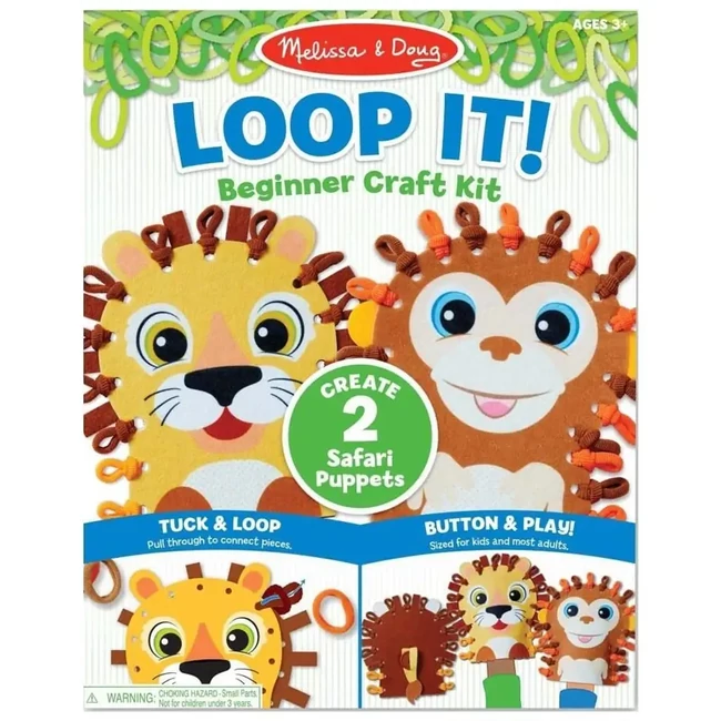 Hurkold! Vadállat bábkészítő kreatív játékszett – Melissa & Doug