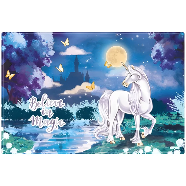 Spirit: Believe in Magic unikornisos asztali könyöklő 60×40 cm