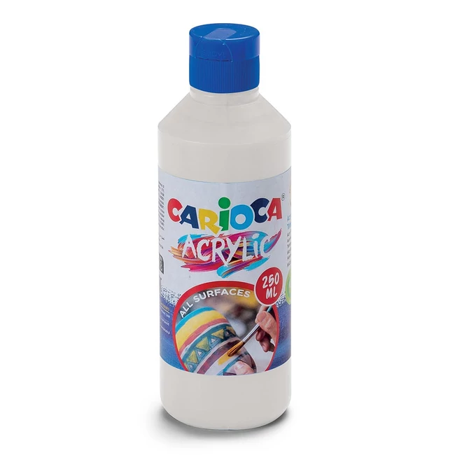 Acrylic 250ml-s akril festék fehér színben – Carioca