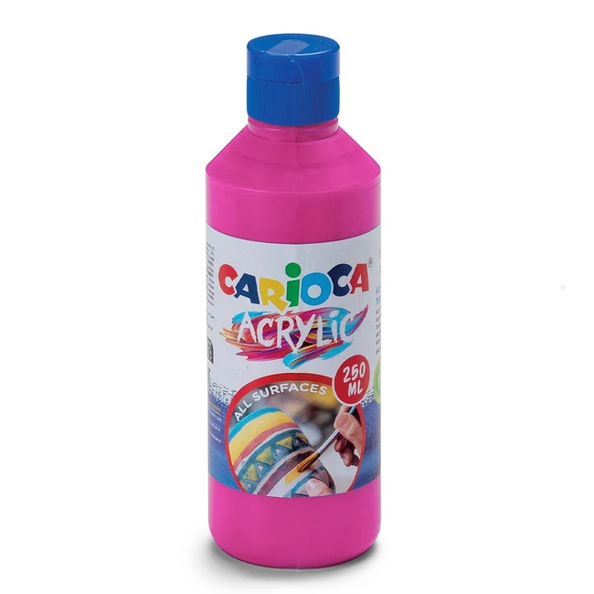 Acrylic 250ml-s akril festék rózsaszín színben – Carioca