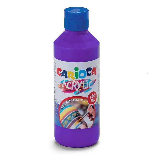 Acrylic 250ml-s akril festék lila színben – Carioca