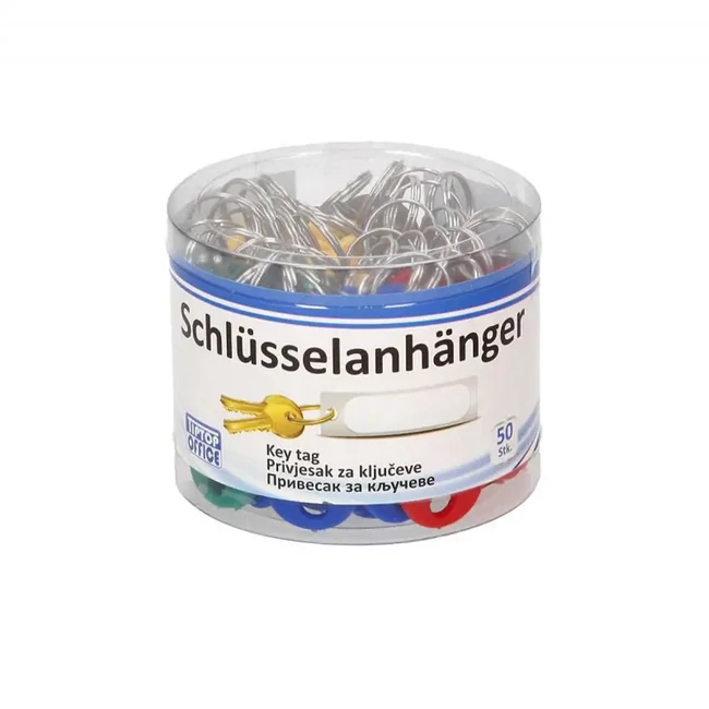 Spirit: Színes kulcscímke 50 db-os szett