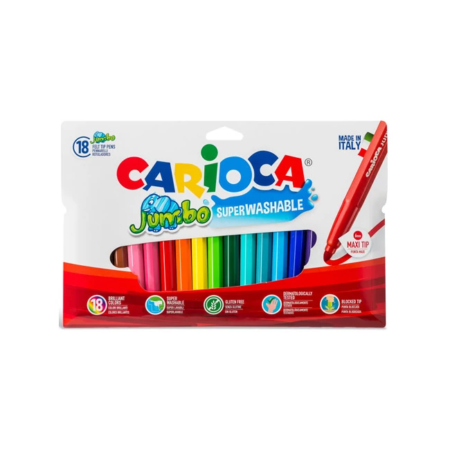 Jumbo filctollszett 18 db – Carioca