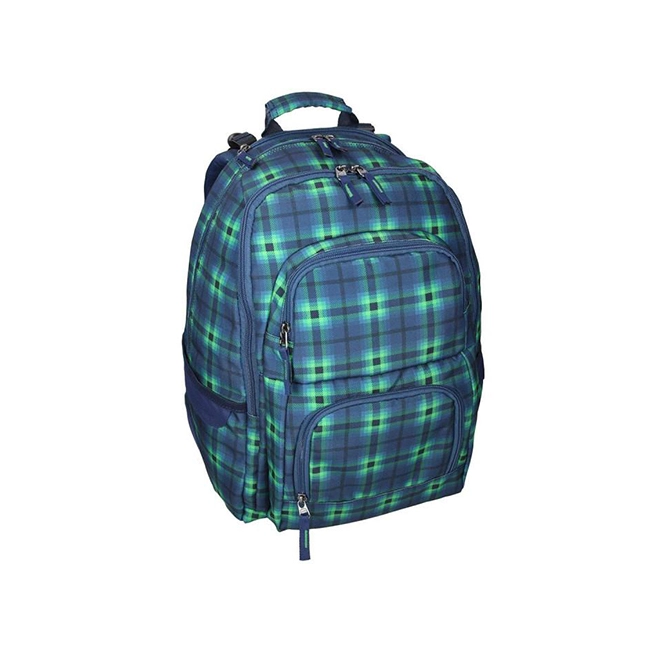 Spirit: E-Bag kék lekerekített iskolatáska, hátizsák