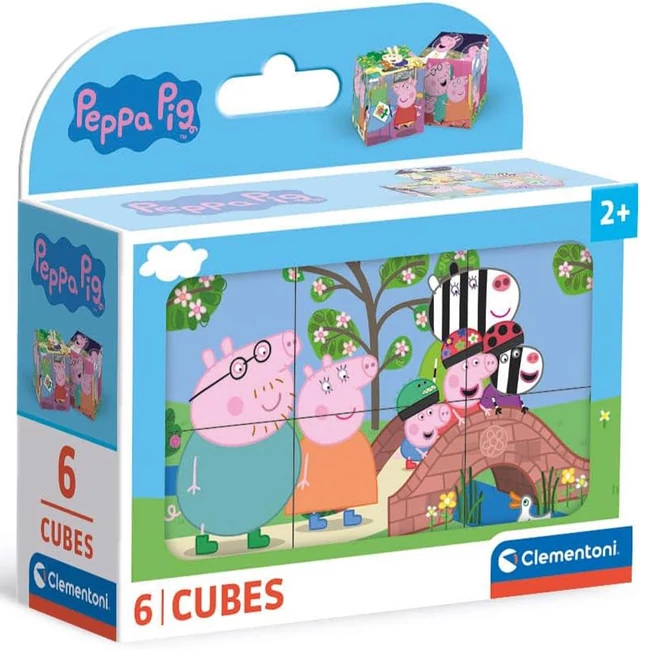 Peppa malac 6 db-os mesekocka – Clementoni