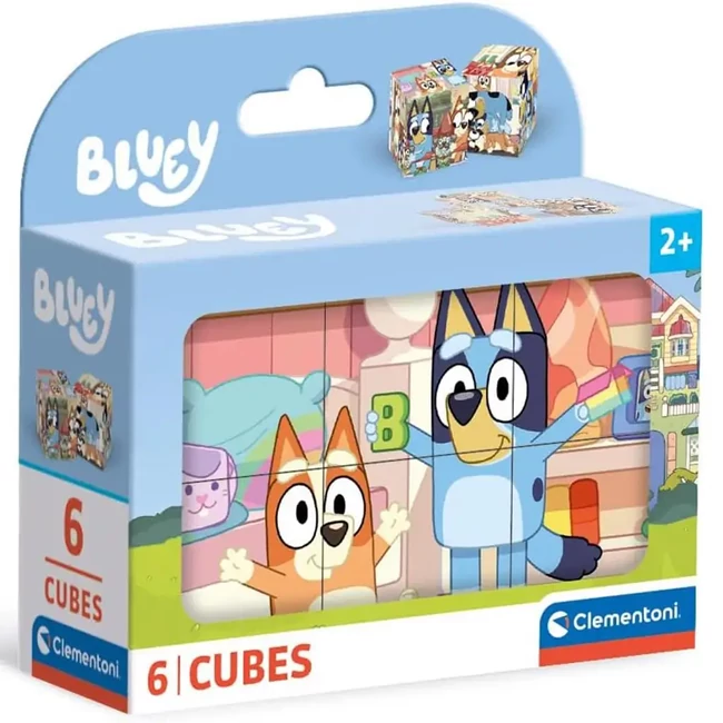 Bluey 6 db-os mesekocka – Clementoni