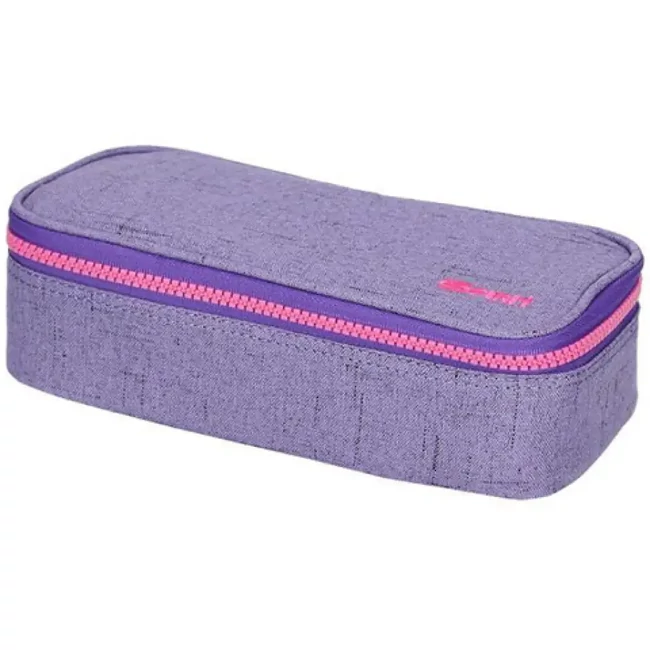 Spirit: Lila-pink színű ovális tolltartó 23×10 cm