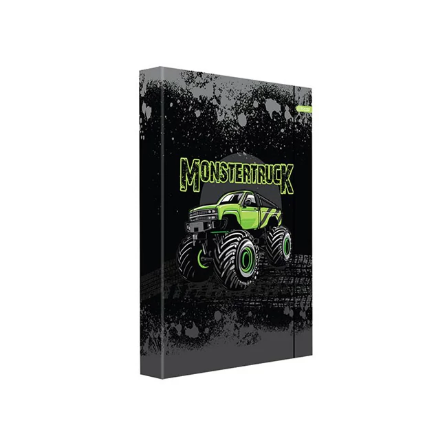 Spirit: Monster Truck füzetbox gumipánttal A/4-es méretben