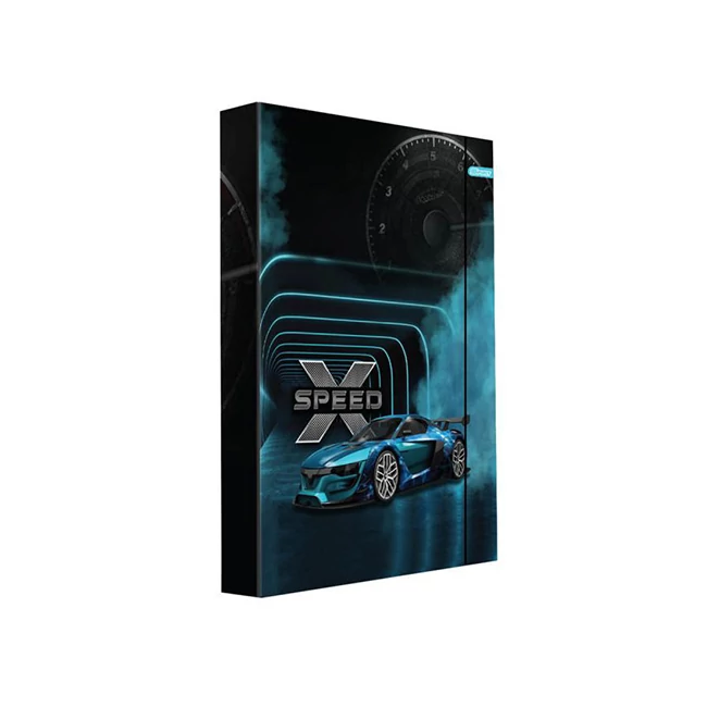 Spirit: X-Speed sportautós füzetbox gumipánttal A/4-es méretben