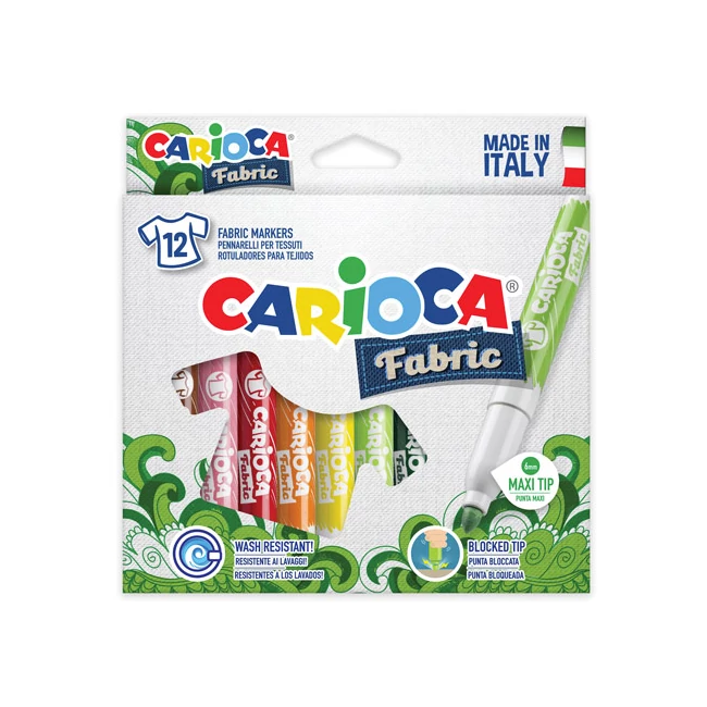 Textilfilc szett 12 db – Carioca