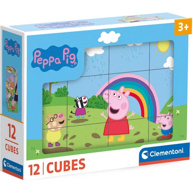 Peppa malac 12 db-os mesekocka – Clementoni