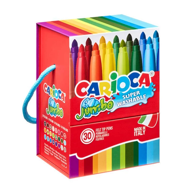 Jumbo 30 db-os lemosható filctoll szett – Carioca