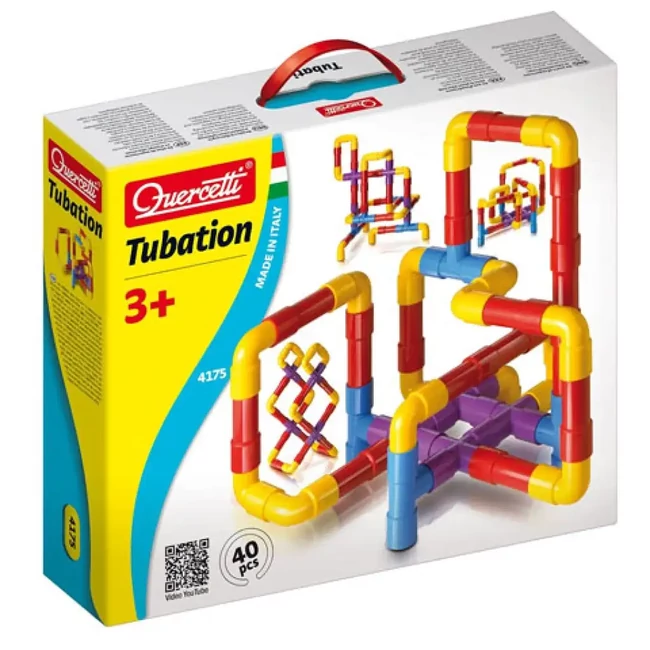 Tubation csőépítő játék szett 40 db-os