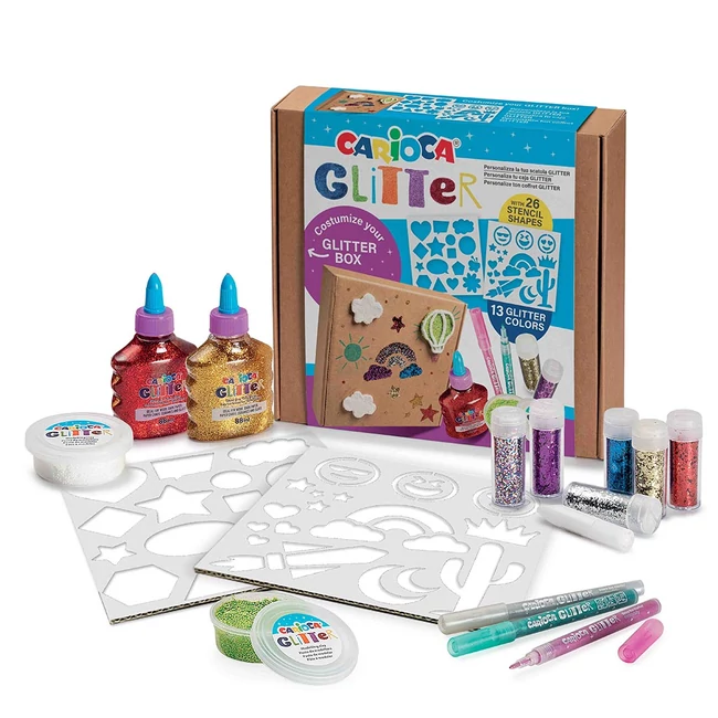 Glitter, csillámos kreatív szett – Carioca