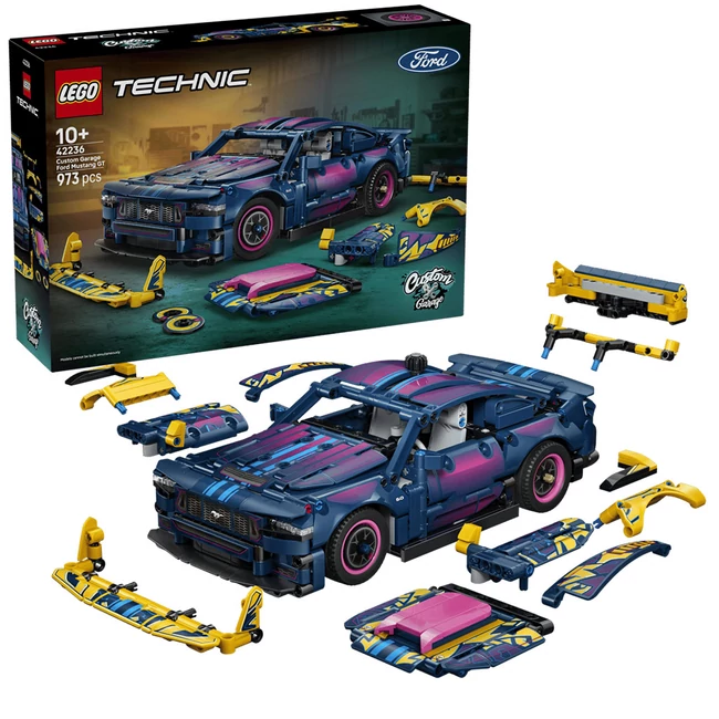 LEGO® Technic: Tuning műhely: Ford Mustang GT autó (42236)