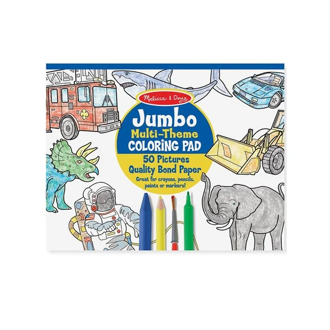 Kék Jumbo színező – Melissa &amp; Doug