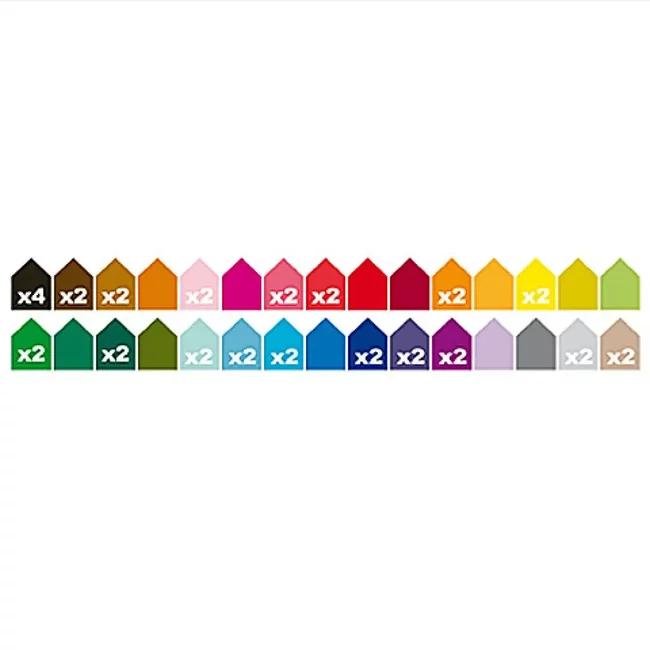 Jumbo zsírkréta készlet 50 db – Carioca