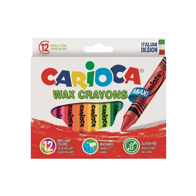 Jumbo zsírkréta készlet 24 db – Carioca