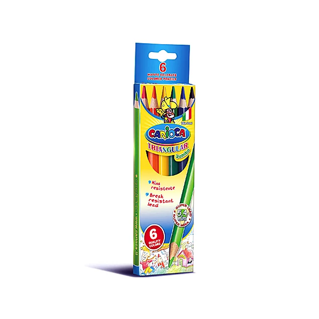 Háromszög Jumbo színes ceruza szett 6 db – Carioca