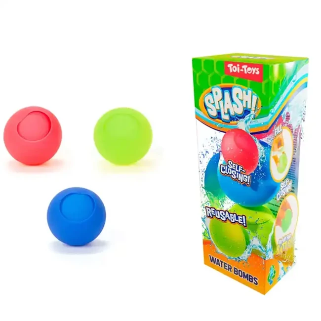 Splash: Többször használható vízibomba szett 3 db-os