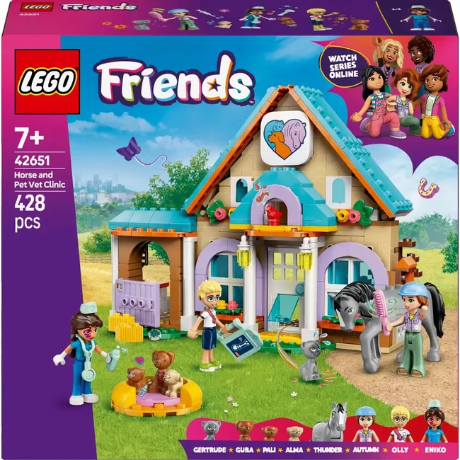 LEGO® Friends: Ló- és állatkórház (42651)