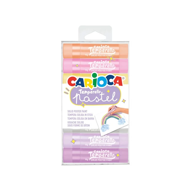 Temperello Pastel tempera stick szett 8 db-os – Carioca